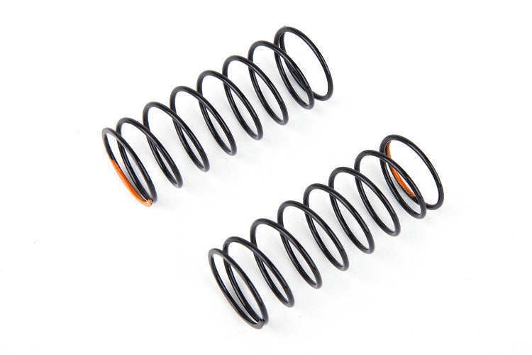 9685 Front Shock Spring Medium (Black/Orange) (2)